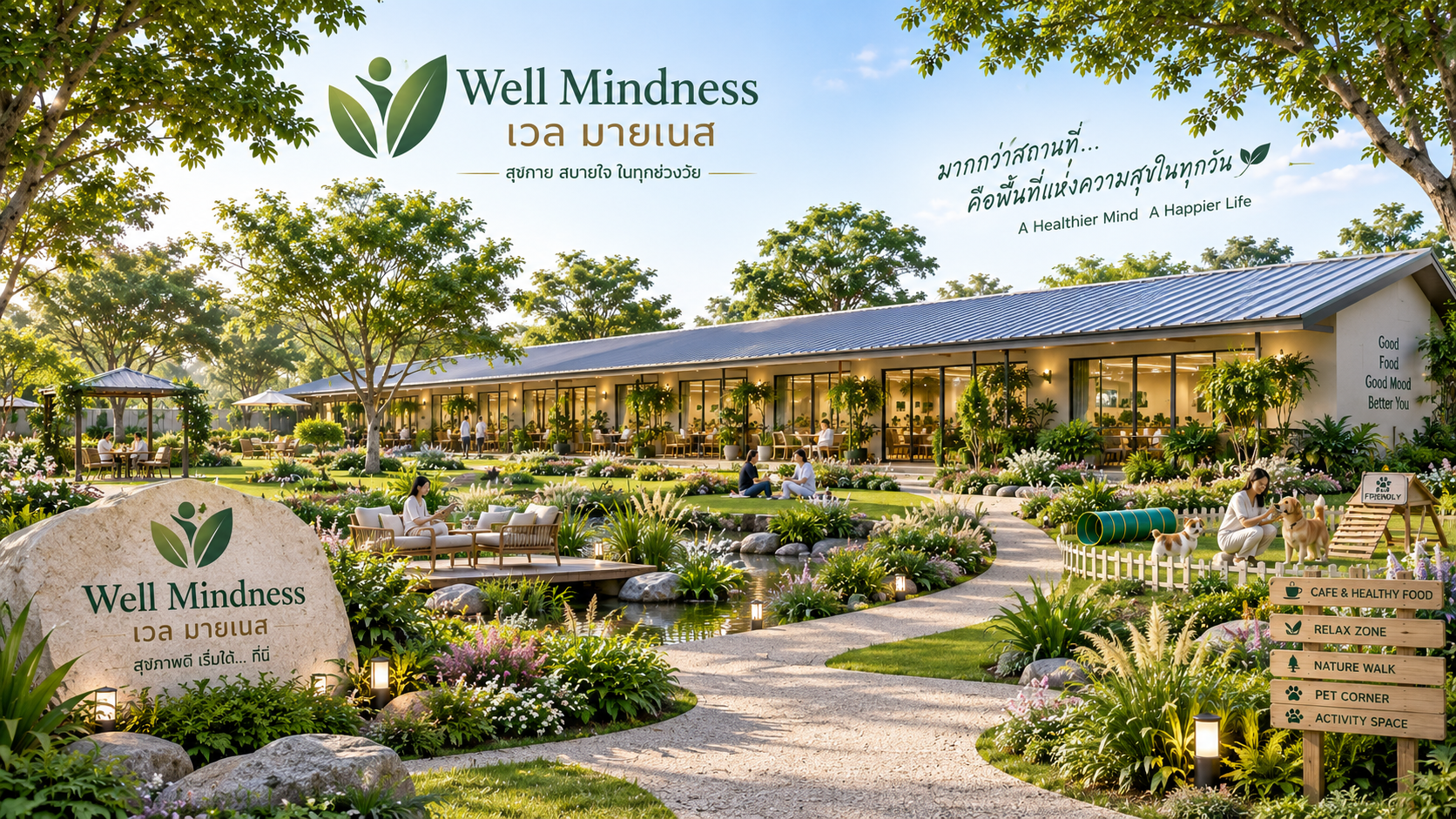 พื้นที่ส่วนกลาง Well Mindness